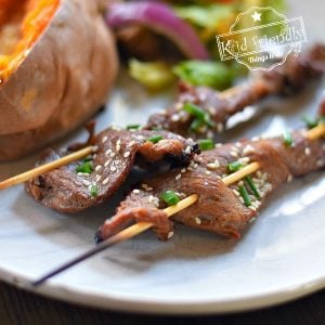 Easy Steak Skewers with Delicious 30 Minute Marinade | Kid Friendly Things To Do