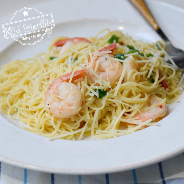 Easy Lemon Shrimp Scampi Recipe Kid Friendly Things To Do