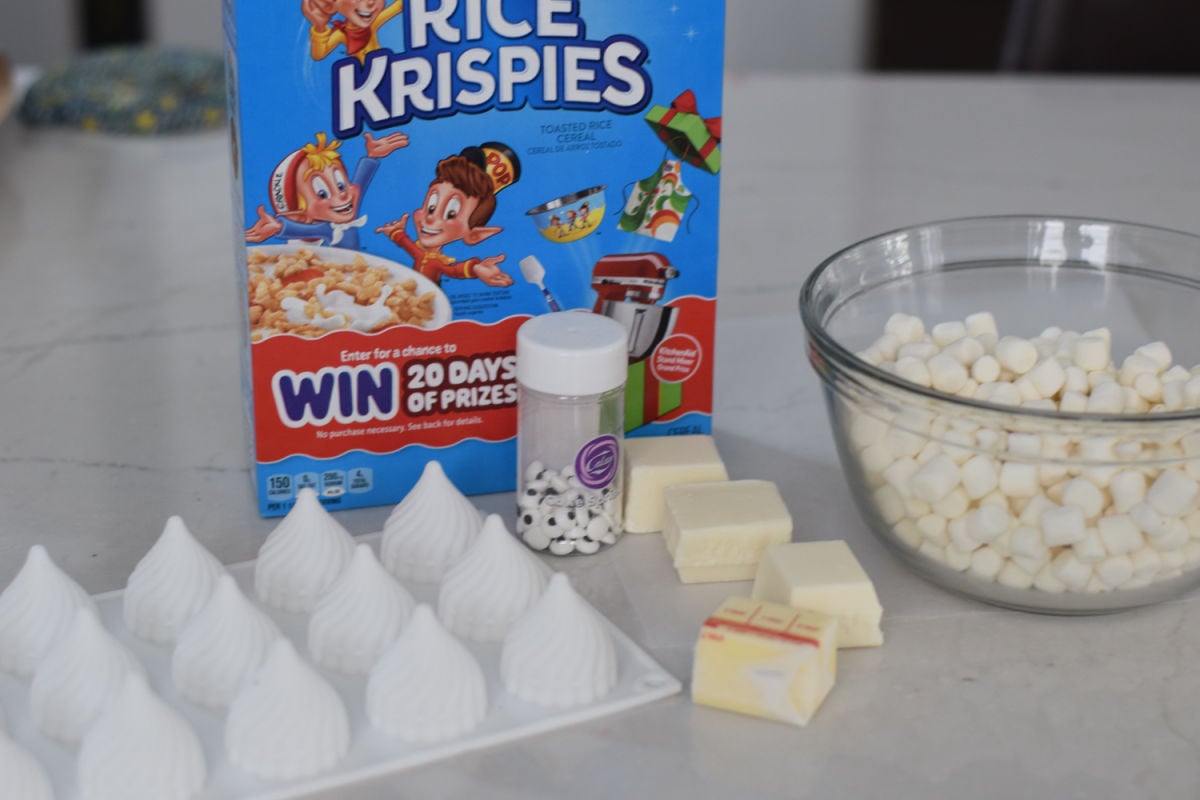 ingredients for rice krispies ghosts