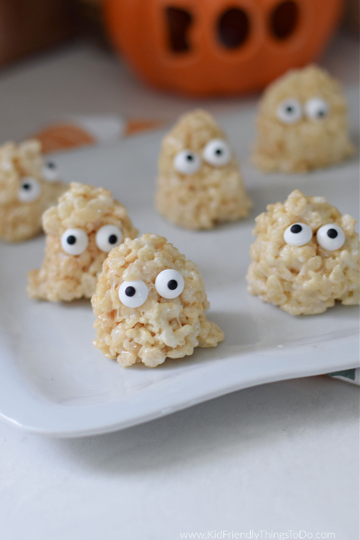 ghost rice Krispies treats