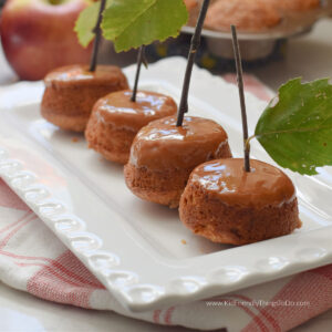 applesauce muffins with caramel