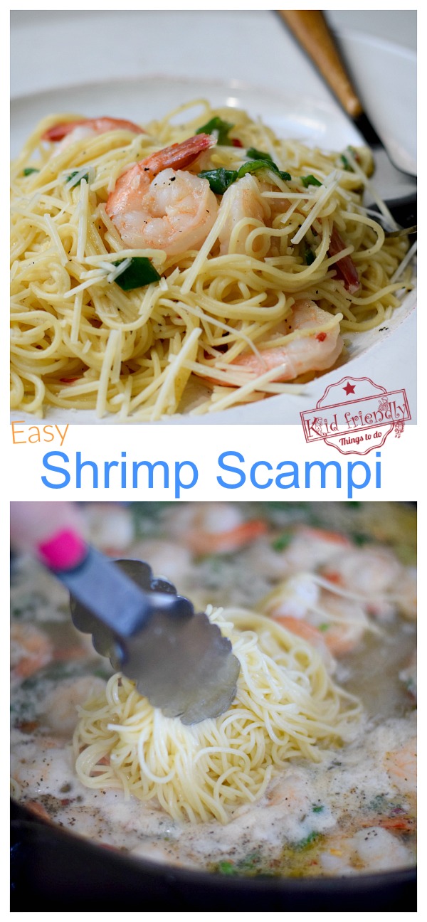 Easy Lemon Shrimp Scampi Recipe | Kid Friendly Things To Do