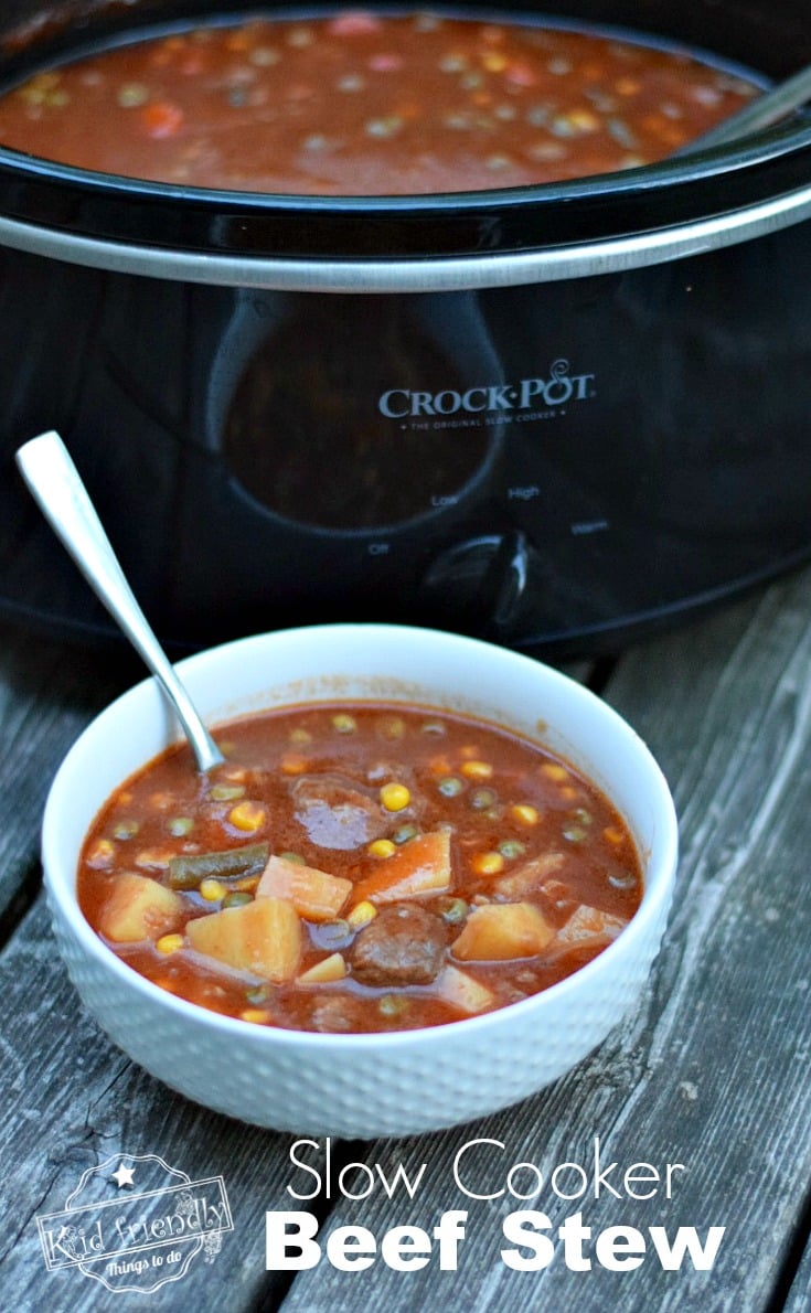 The Best Crockpot Beef Stew Recipe - Old Recipe - Easy to Make - You can also make this on the stovetop - The perfect comfort food - Healthy and Simple to make and so delicious. www.kidfriendlythingstodo.com