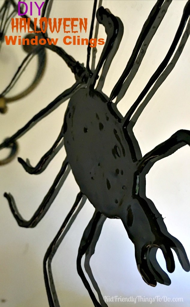 DIY Halloween Window Clings