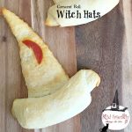 Crescent Roll Witch Hats for a Fun Halloween Party Food. www.kidfriendlythingstodo.com