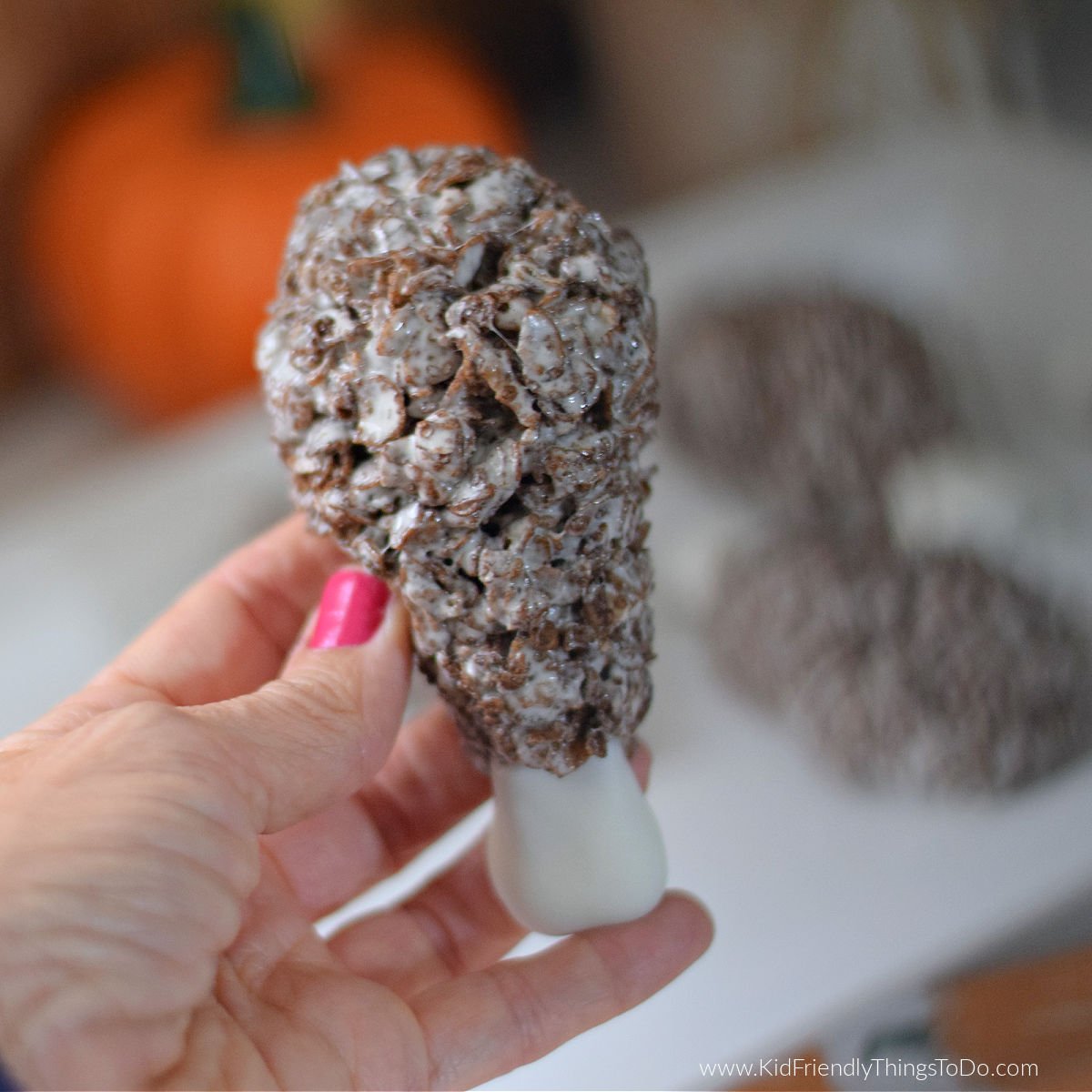 Turkey Leg Rice Krispies Treats