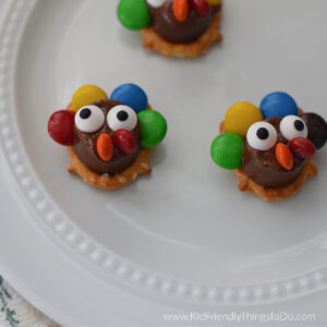 Rolo turkey pretzels