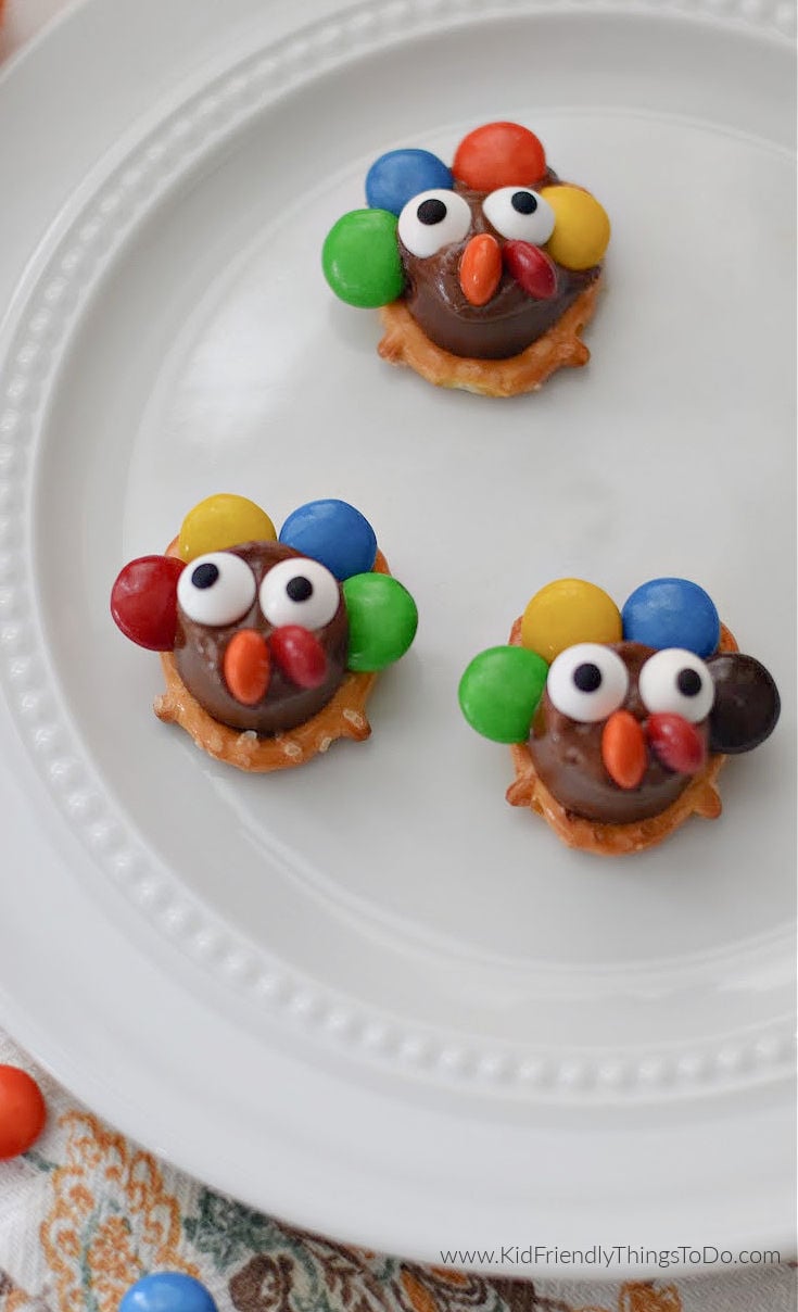 Rolo turkey pretzels