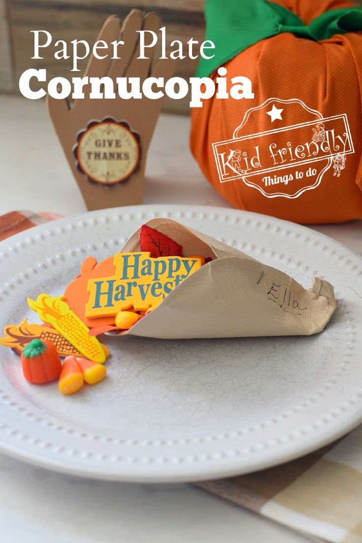 cornucopia Thanksgiving craft 