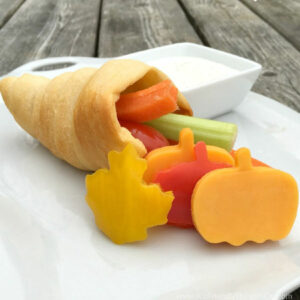 crescent roll cornucopia fall snack