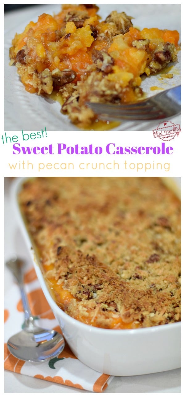 Sweet Potato, Orange, and Pineapple Crunch Casserole