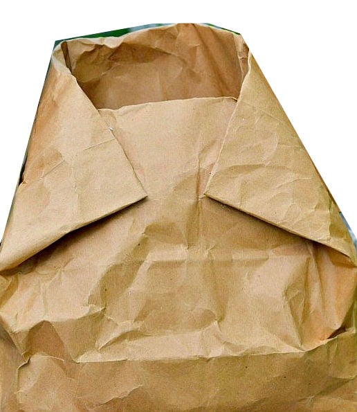 folding paper bag for Thanksgiving game