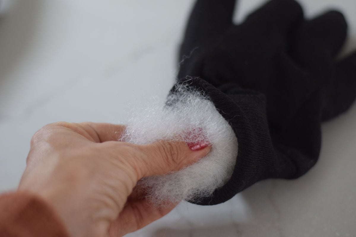 stuffing mittens