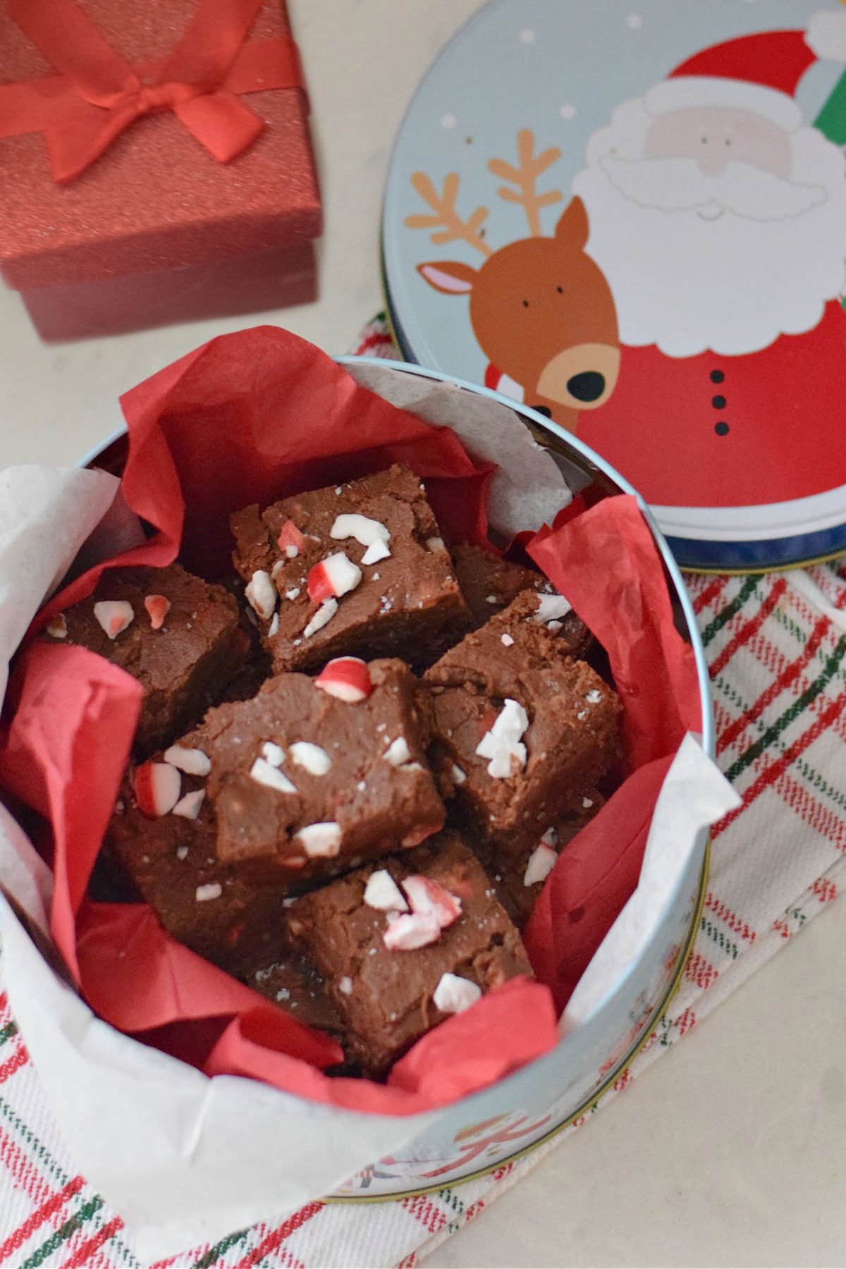 homemade peppermint fudge 