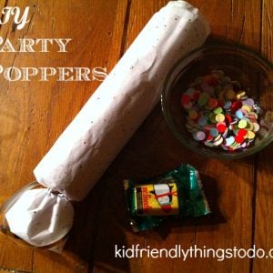 DIY party poppers