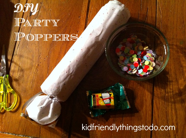 DIY party poppers