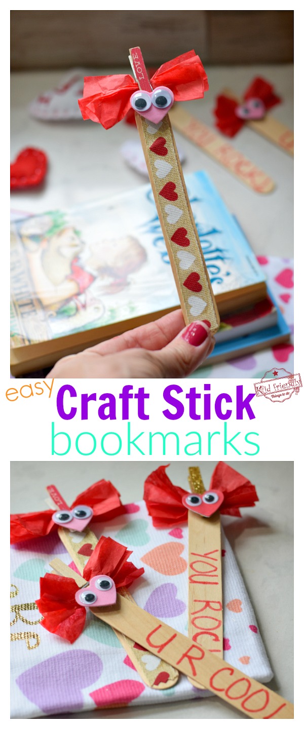 Love Bug Valentine Bookmark Craft For Kids, 60% OFF