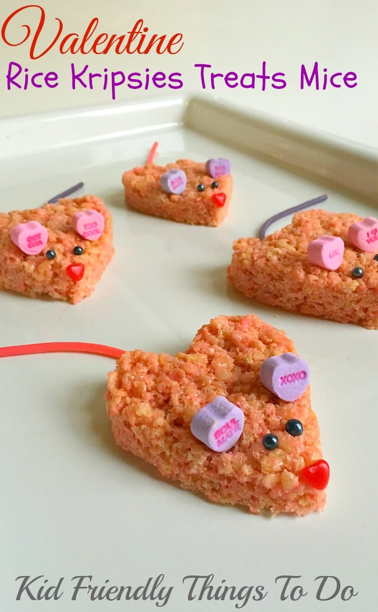 Valentines Rice Krispies Treats Mice | Kid Friendly Things to Do.com ...