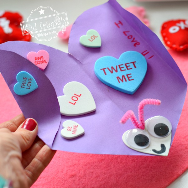 Love Bug Homemade Valentine S Day Card Kid Friendly Things To Do