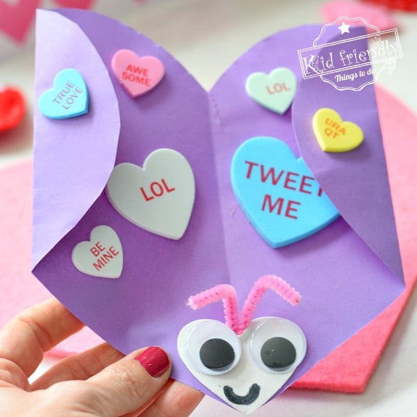 Love Bug Homemade Valentine's Day Card | Kid Friendly Things To Do