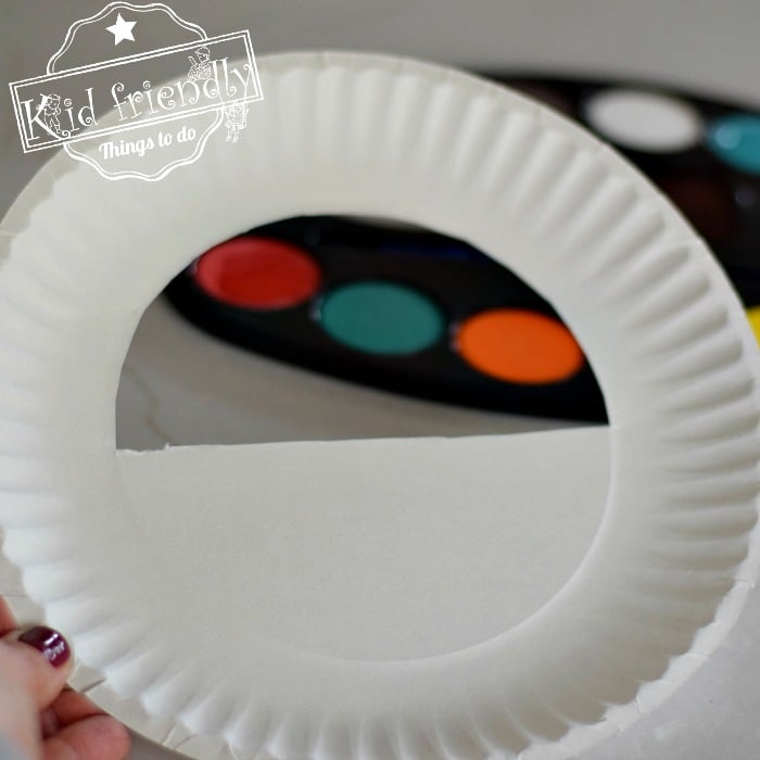How to make a simple watercolor paper plate Pot of Gold craft