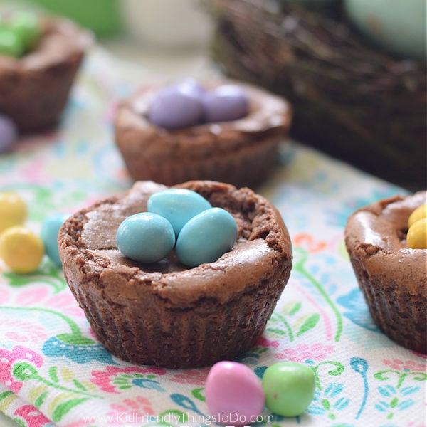 Brownie Bird Nests For Easter or Spring Fun Foods | Kid FriendlyThings To Do
