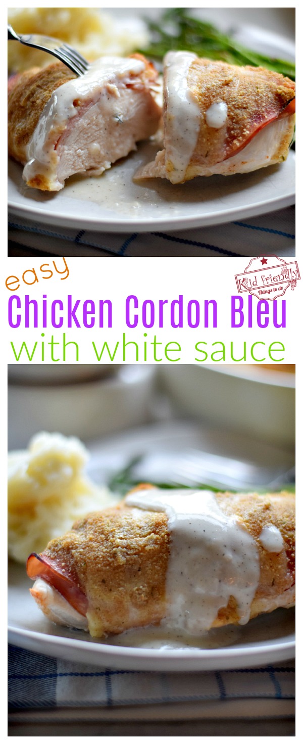 Easy And Healthy Chicken Cordon Bleu