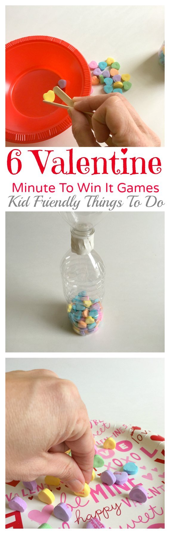 Our Minute To Win It Valentine's Day Party Games! - KidFriendlyThingsToDo.com