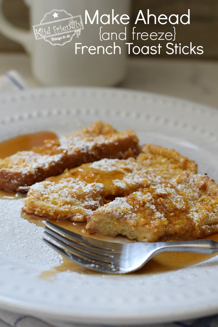 Make Ahead French Toast Sticks Recipe