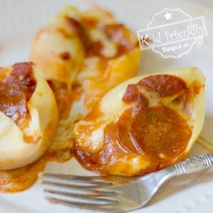 Easy Pizza Stuffed Shells | Kid Friendly Things To Do
