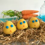 Chocolate Covered Strawberry Spring Chicks are perfect for Easter fun foods. So adorable - KidFriendlyThingsToDo.com