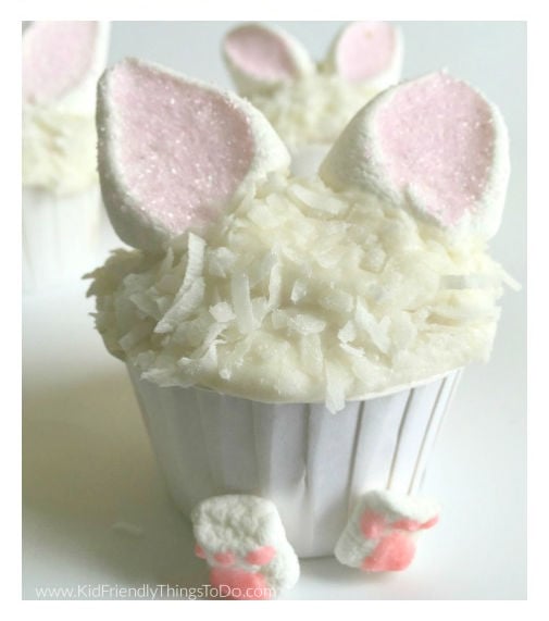 Read more about the article Easy Easter Bunny Cupcakes