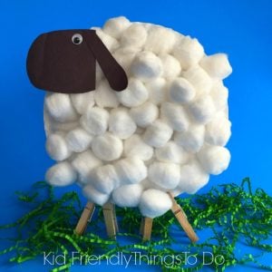 Easy Paper Plate Lamb Craft for Kids - KidFriendlyThingsToDo.com