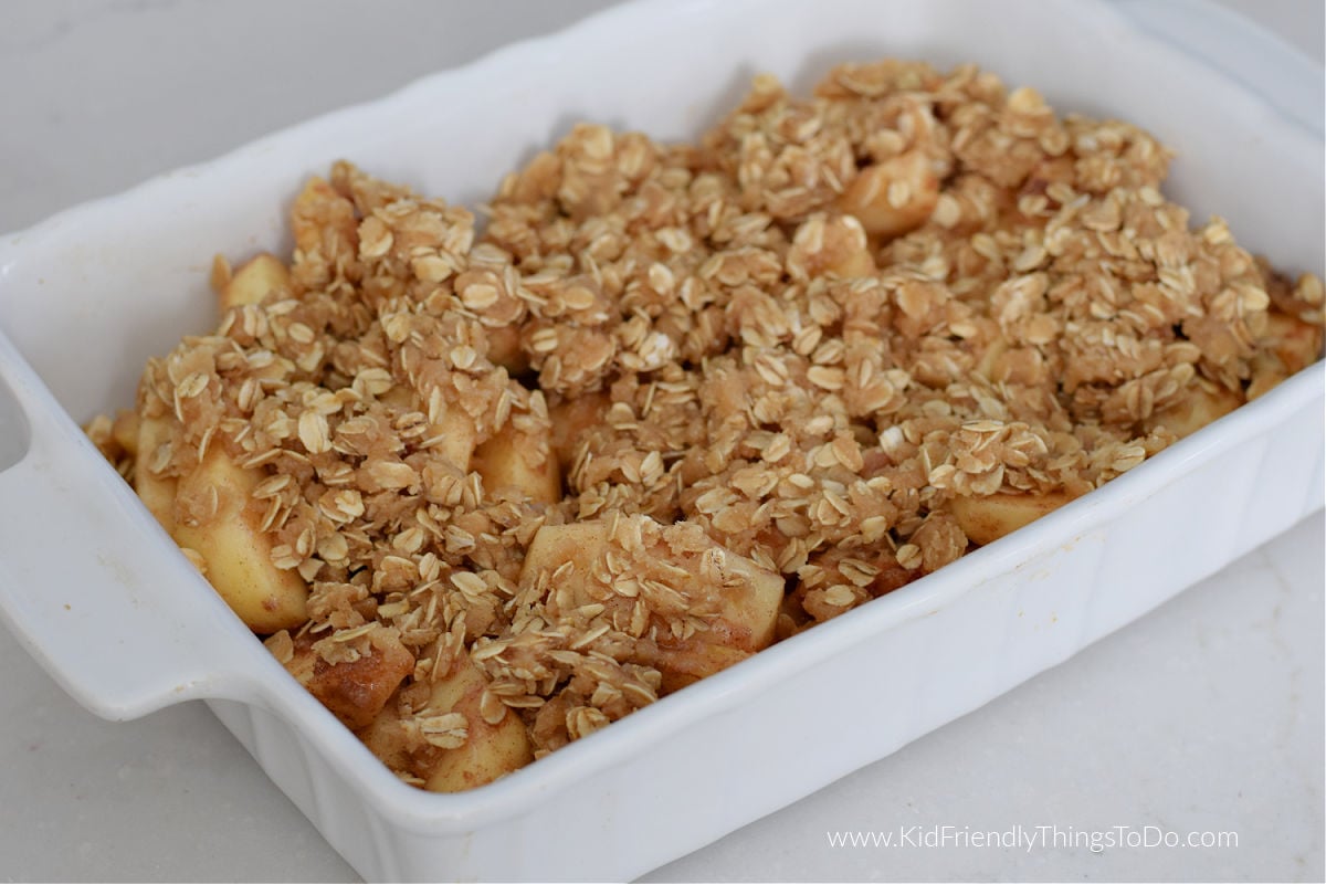 pre-baked apple crisp