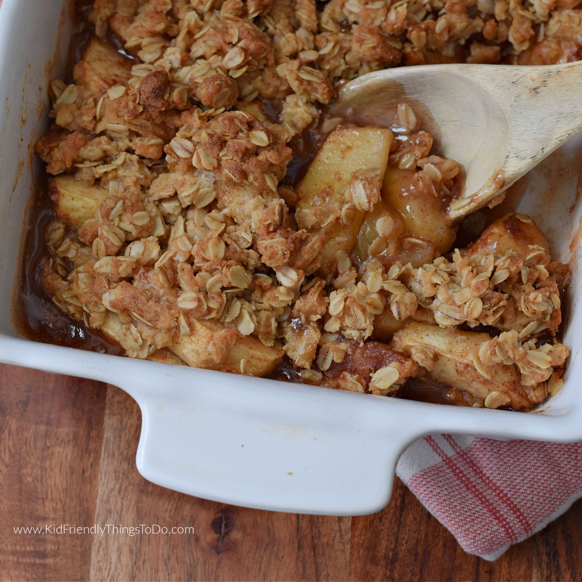 old fashioned apple crisp