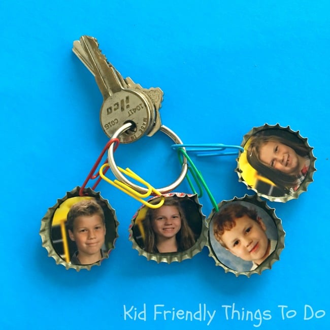 DIY Keepsake Photo Key Chain Craft