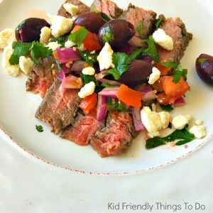 Read more about the article Grilled Ribeye Steak with Greek Relish