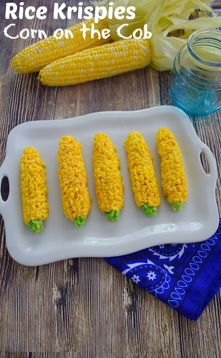 corn on the cob rice krispies treats summer 