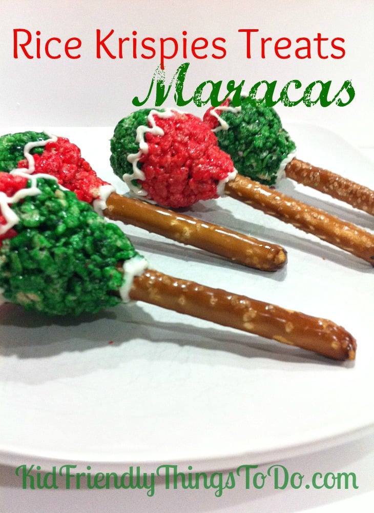 rice krispies treats maracas