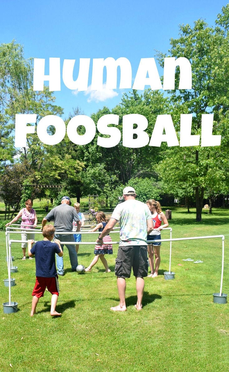 DIY Human Foosball Game 