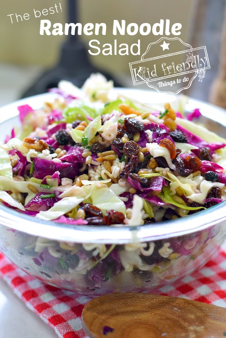 Ramen Noodle Salad with Cabbage