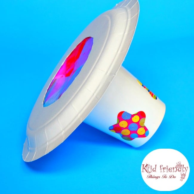 An Easy Kaleidoscope Craft From a Paper Plate and Cup
