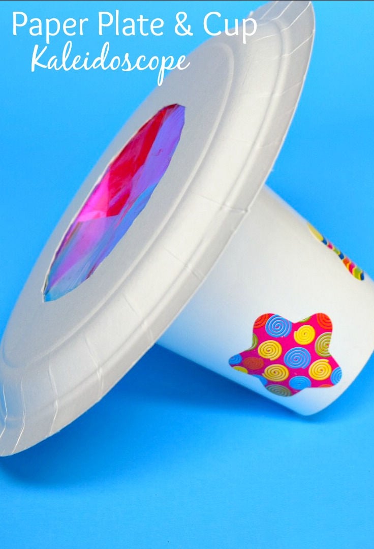 A Paper Plate and Cup Kaleidoscope