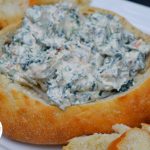 Classic Spinach Dip in a Bread Bowl Recipe - Easy Knorr Spinach Dip Recipe that's perfect for holidays, game day, & everyday - www.kidfriendlythingstodo.com