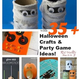 30 + Halloween Crafts and Games for Kids. Great ideas for parties and celebrations - www.kidfriendlythingstodo.com