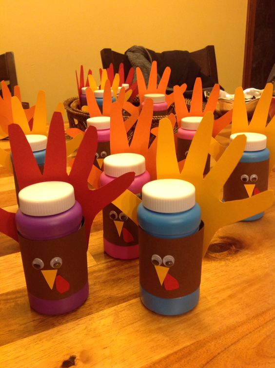 turkey paint bottle craft 