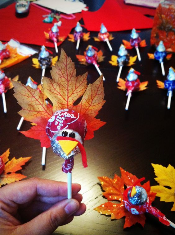 turkey lollipop craft 