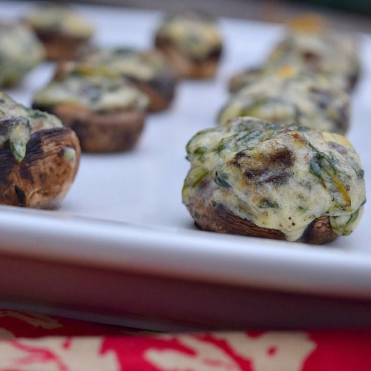 The Best Ever Spinach Stuffed Mushroom Appetizer Recipe