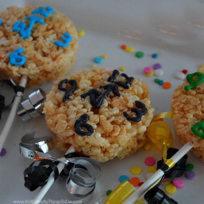 You are currently viewing Countdown to the New Year Rice Krispies Treats for Kids