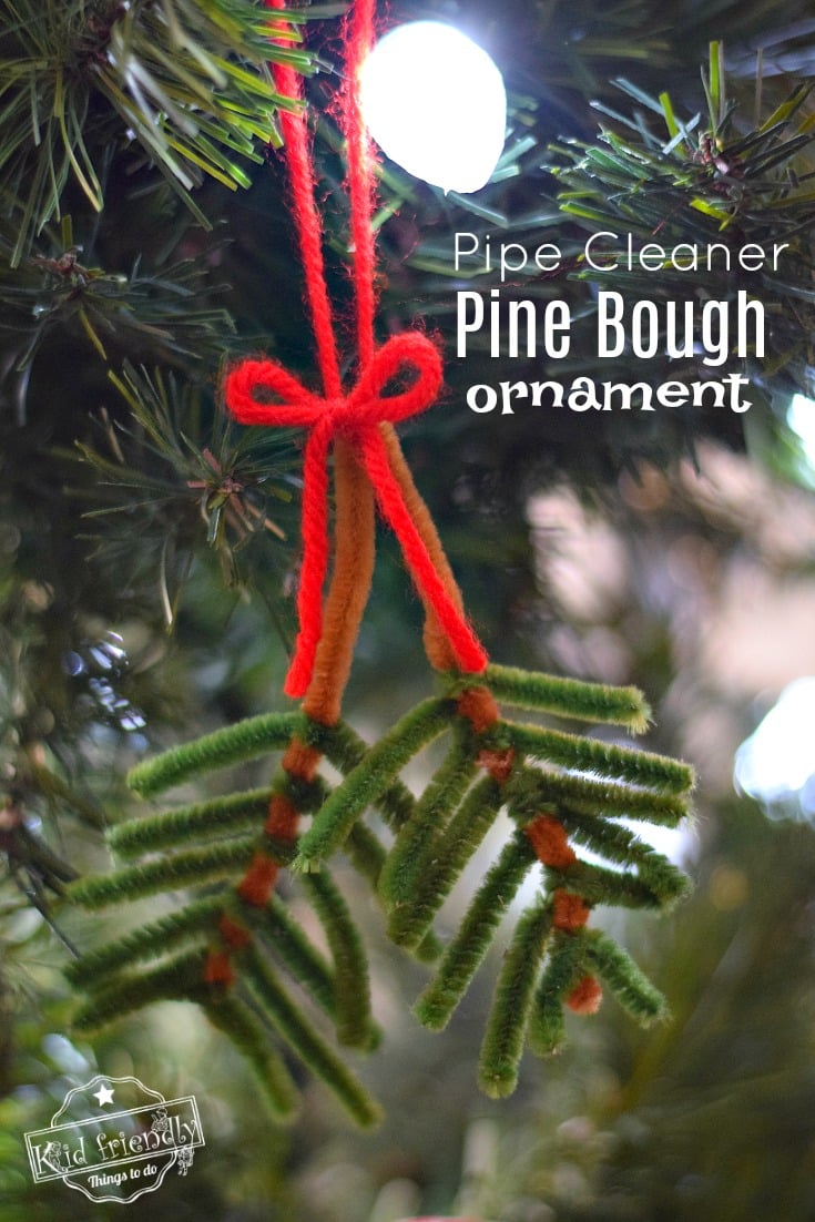 Pipe Cleaner Christmas Ornament Craft